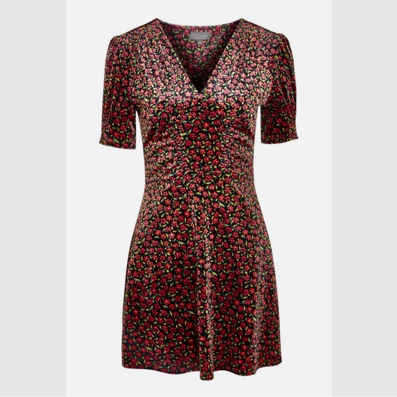 Topshop, velvet dress, size 8 - Picture 2 of 5
